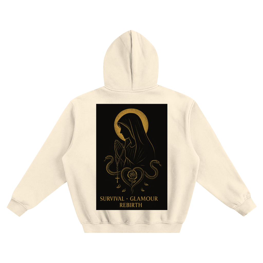 Fleeced Boxy Hoodie